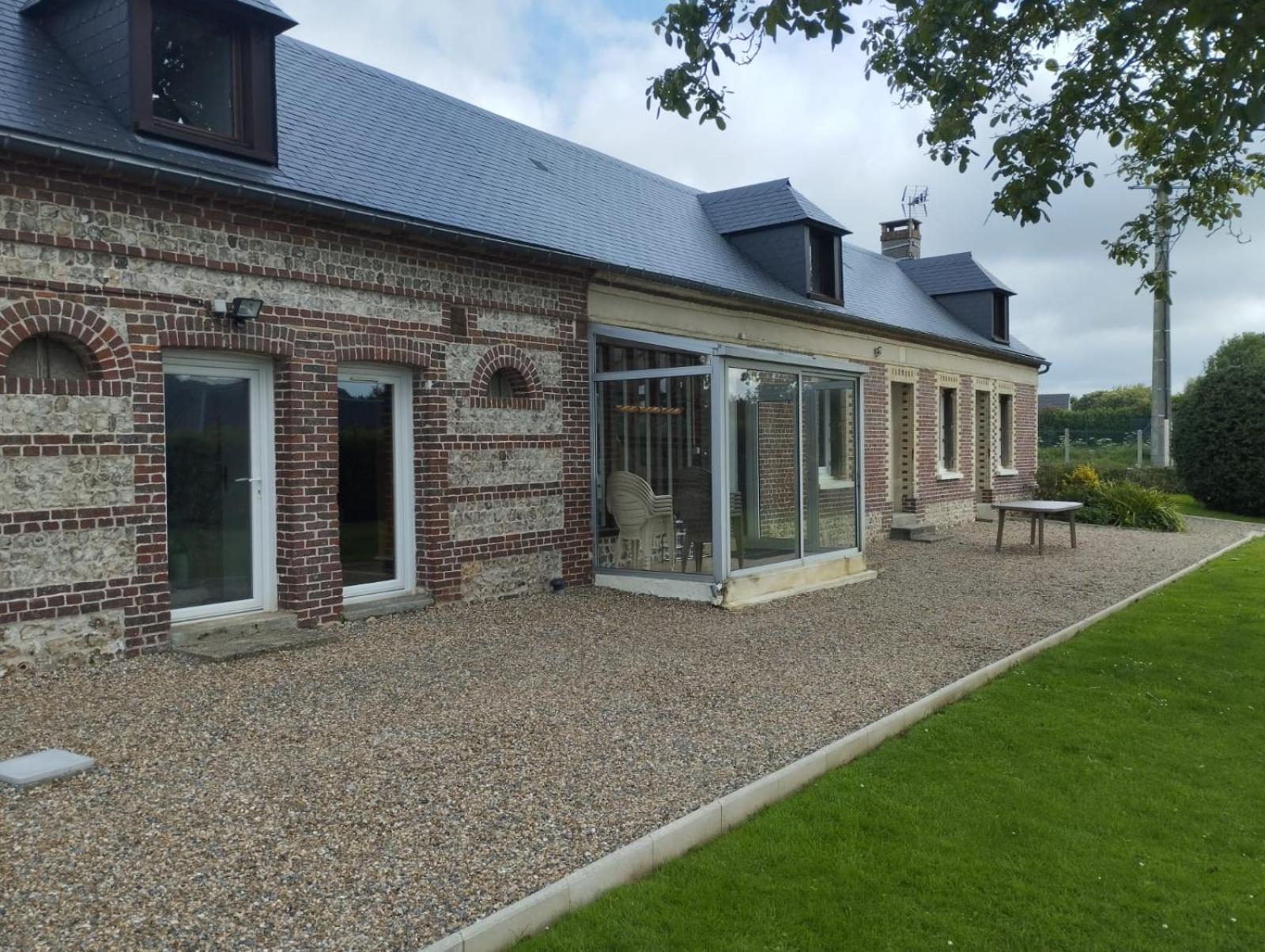 Au Bon Cauchois Villa Anglesqueville-l'Esneval Exterior foto
